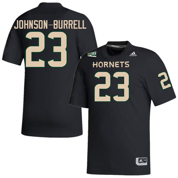 Sacramento State Hornets #23 Lamont Johnson-Burrell College Football Jerseys Stitched Sale-Black